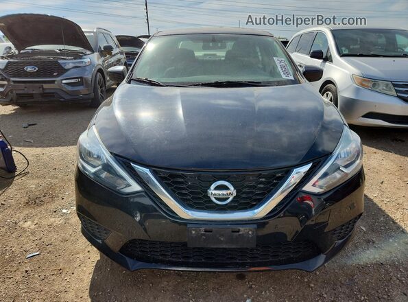 3N1AB7APXHY365650 2017 NISSAN SENTRA Черный Вид спереди