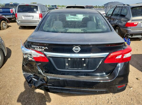 3N1AB7APXHY365650 2017 NISSAN SENTRA Черный Вид сзади