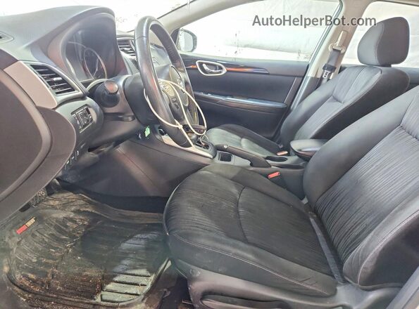 3N1AB7APXHY377586 2017 NISSAN SENTRA White Front interior view