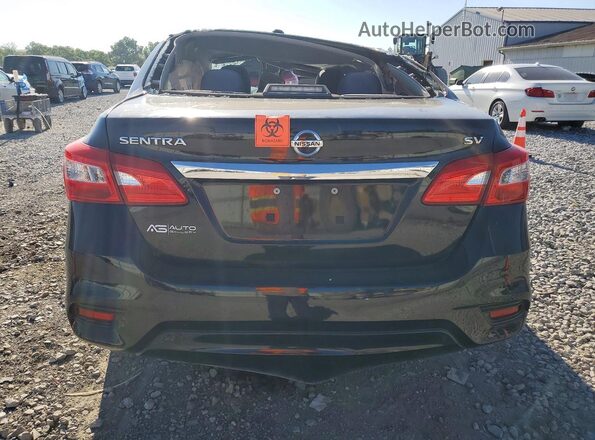 3N1AB7APXHY408514 2017 NISSAN SENTRA Black უკანა ხედი