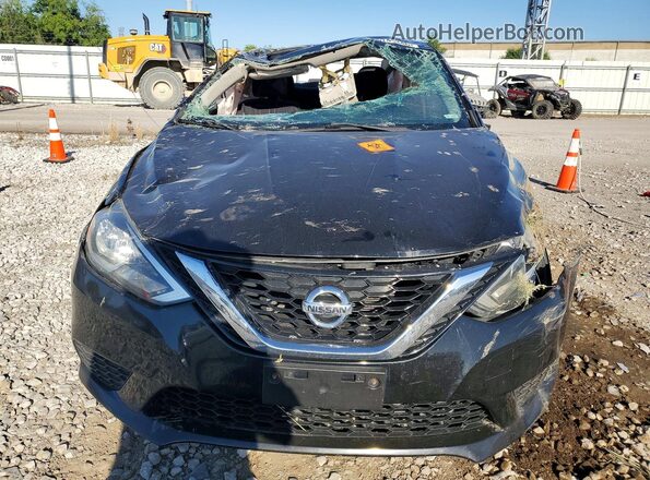 3N1AB7APXHY408514 2017 NISSAN SENTRA Black წინა ხედი