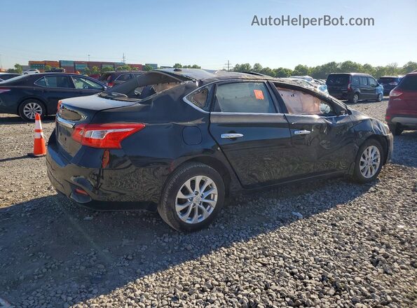 3N1AB7APXHY408514 2017 NISSAN SENTRA Black უკანა მარჯვენა