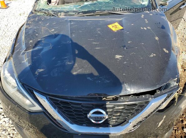 3N1AB7APXHY408514 2017 NISSAN SENTRA Black უკანა სალონის ხედი