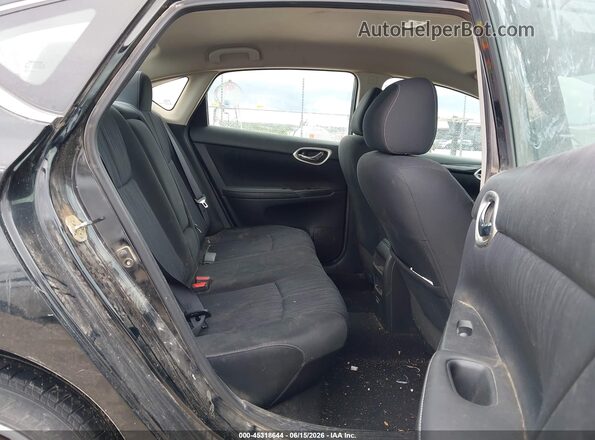 3N1AB7APXJL619845 2018 NISSAN SENTRA Black Widok naklejki z numerem VIN