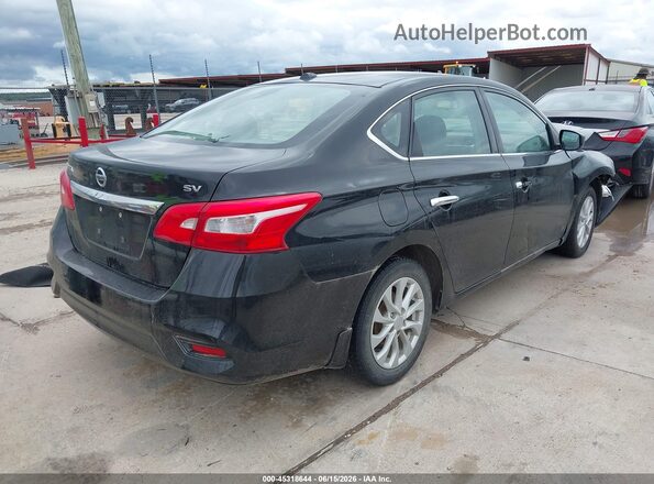 3N1AB7APXJL619845 2018 NISSAN SENTRA Black Tył prawy