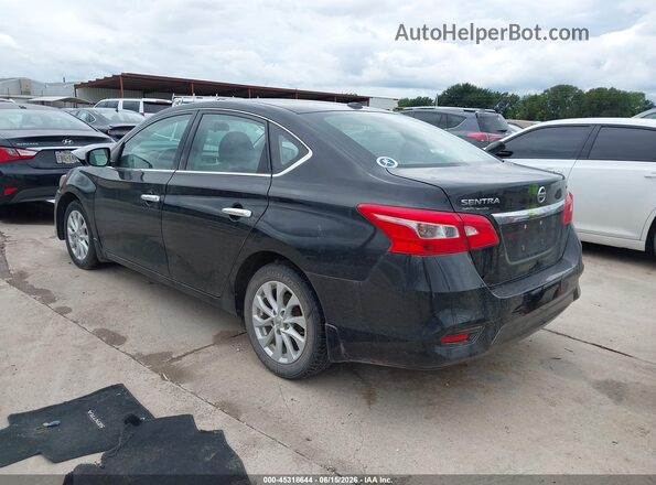3N1AB7APXJL619845 2018 NISSAN SENTRA Black Tył lewy