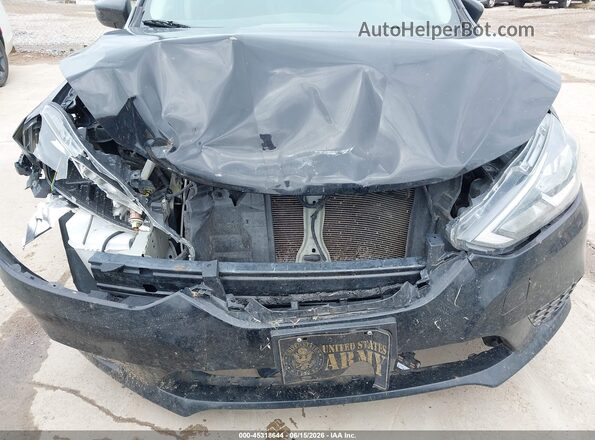 3N1AB7APXJL619845 2018 NISSAN SENTRA Black Widok z przodu