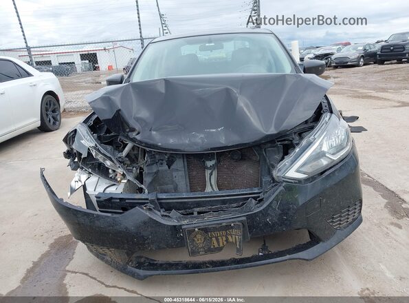 3N1AB7APXJL619845 2018 NISSAN SENTRA Black Widok wnętrza z tyłu