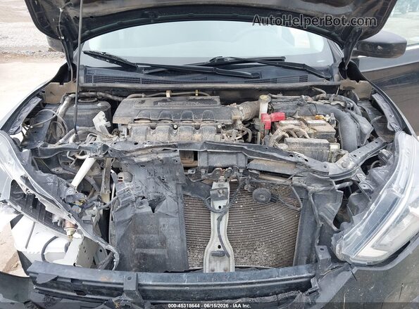 3N1AB7APXJL619845 2018 NISSAN SENTRA Black Widok z tyłu