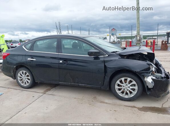 3N1AB7APXJL619845 2018 NISSAN SENTRA Black Widok wnętrza 360 stopni
