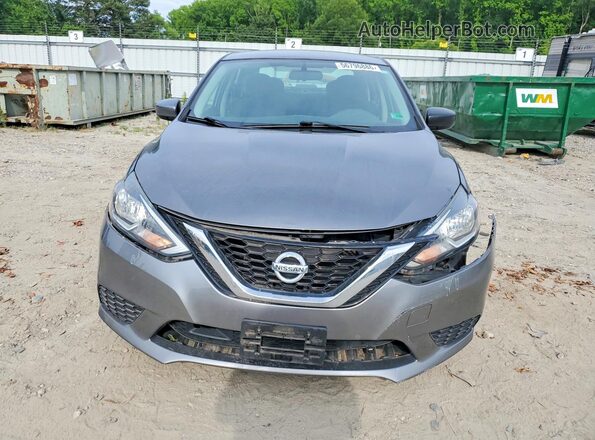 3N1AB7APXJL633180 2018 NISSAN SENTRA Charcoal Вид спереду