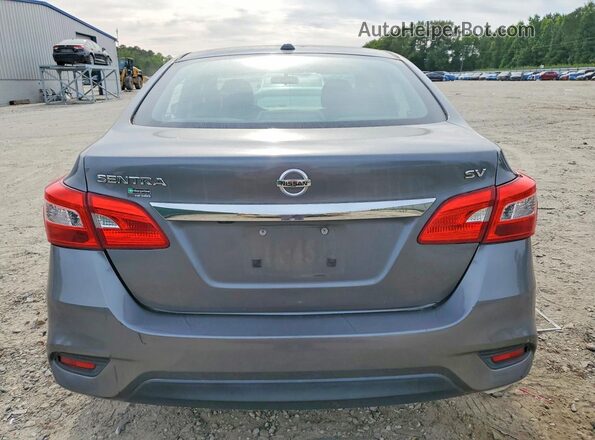 3N1AB7APXJL633180 2018 NISSAN SENTRA Charcoal Вид ззаду
