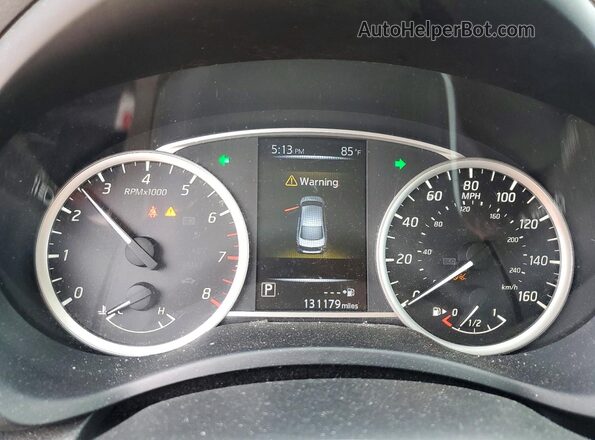 3N1AB7APXJL633180 2018 NISSAN SENTRA Charcoal Вид щитка приладів