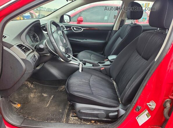 3N1AB7APXJL640792 2018 NISSAN SENTRA Red წინა სალონის ხედი