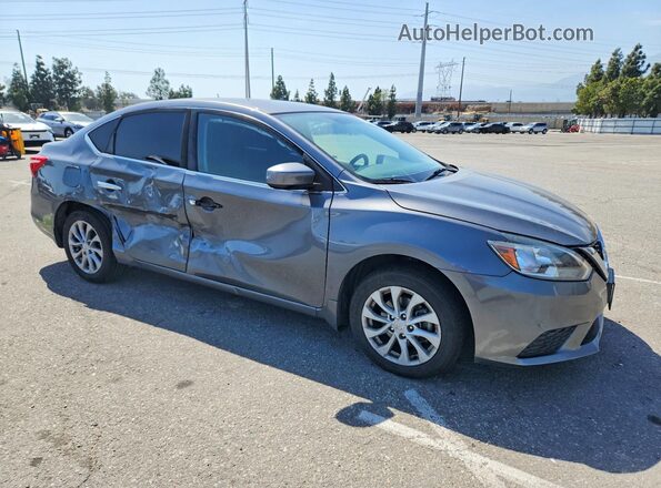 3N1AB7APXJL644079 2018 NISSAN SENTRA Gray Առջևի աջ