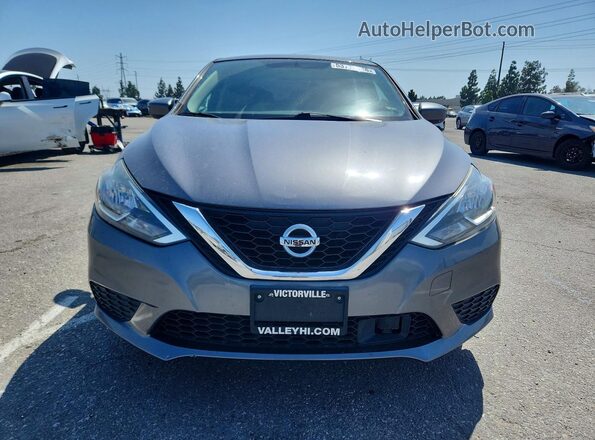 3N1AB7APXJL644079 2018 NISSAN SENTRA Gray Դիմացի տեսք