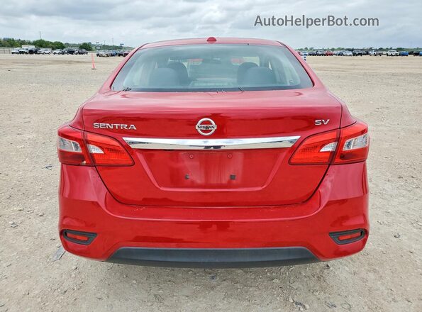 3N1AB7APXJL647144 2018 NISSAN SENTRA Red Vista trasera