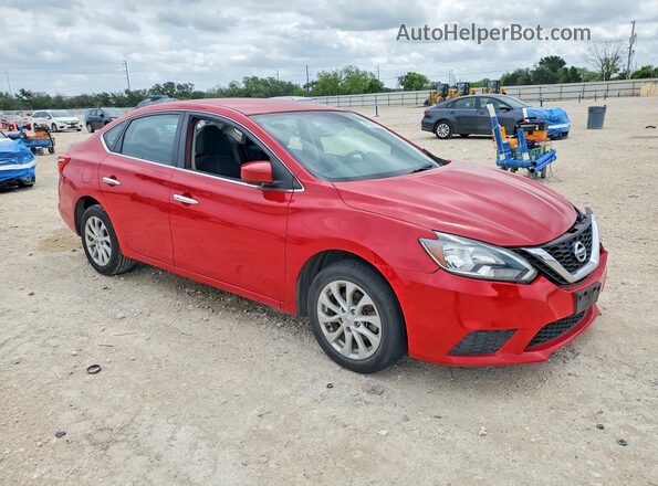 3N1AB7APXJL647144 2018 NISSAN SENTRA Red Delantero derecho