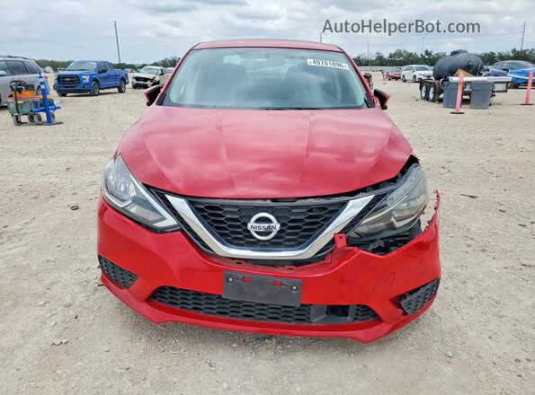 3N1AB7APXJL647144 2018 NISSAN SENTRA Red Vista frontal