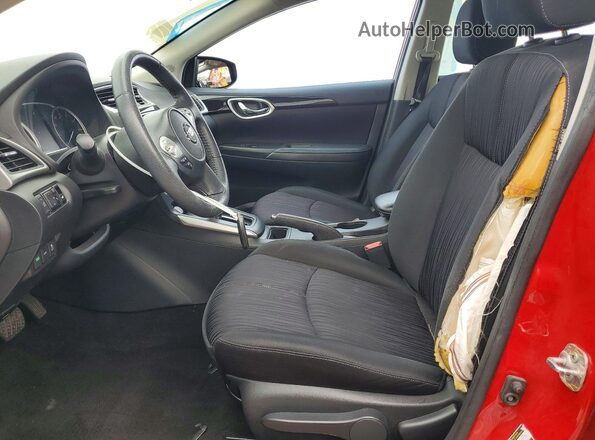 3N1AB7APXJL647144 2018 NISSAN SENTRA Red Vista interior delantera