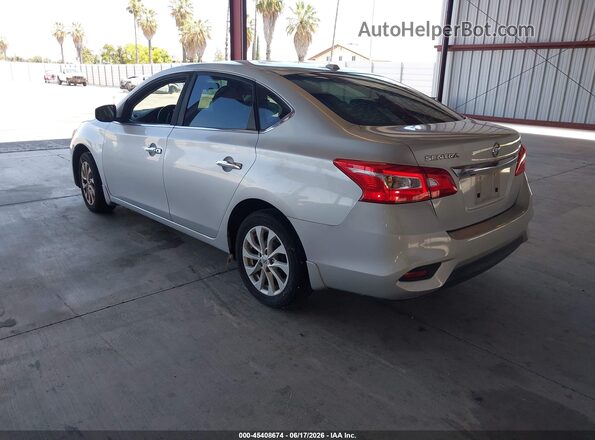 3N1AB7APXJY207704 2018 NISSAN SENTRA Silver Trasero izquierdo