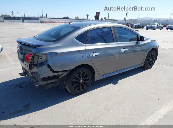3N1AB7APXJY247619 2018 NISSAN SENTRA Gray Trasero derecho