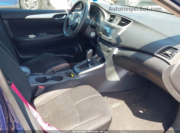 3N1AB7APXJY248284 2018 NISSAN SENTRA Blue Vista interior delantera