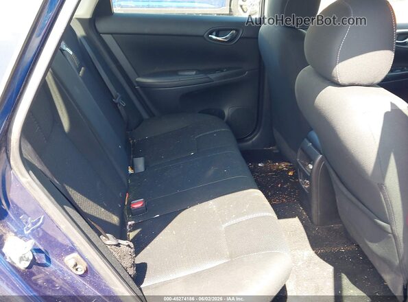 3N1AB7APXJY248284 2018 NISSAN SENTRA Blue Vista de la etiqueta del VIN