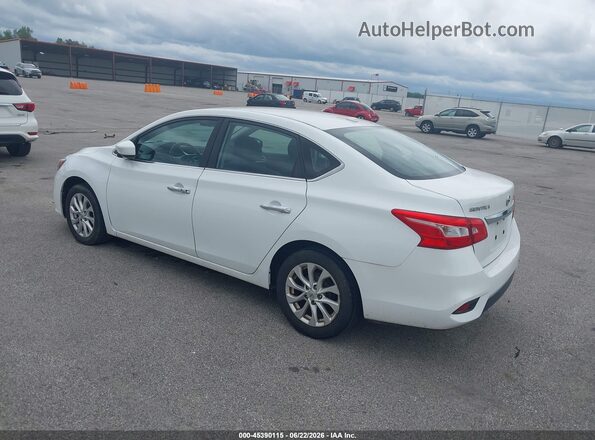 3N1AB7APXJY255753 2018 NISSAN SENTRA White Trasero izquierdo