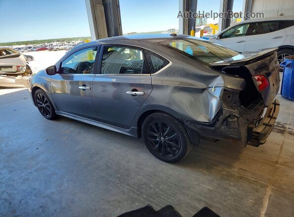 3N1AB7APXJY263500 2018 NISSAN SENTRA Gray Rear left