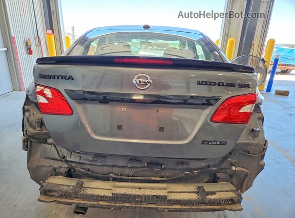 3N1AB7APXJY263500 2018 NISSAN SENTRA Gray Rear view