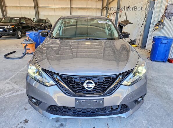 3N1AB7APXJY263500 2018 NISSAN SENTRA Gray Front view