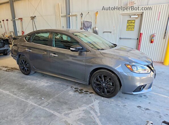 3N1AB7APXJY263500 2018 NISSAN SENTRA Gray Front right