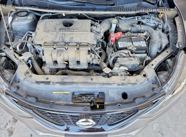 3N1AB7APXJY263500 2018 NISSAN SENTRA Gray Rear interior view