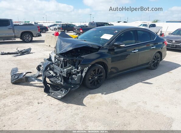 3N1AB7APXJY264307 2018 NISSAN SENTRA Black Przód lewy