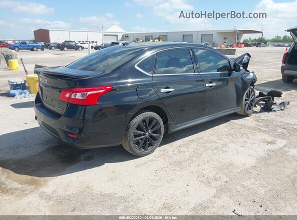3N1AB7APXJY264307 2018 NISSAN SENTRA Black Tył prawy