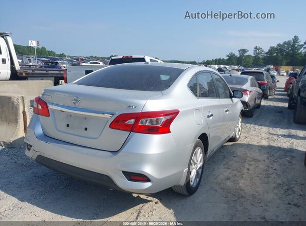 3N1AB7APXJY268602 2018 NISSAN SENTRA Silver უკანა მარჯვენა