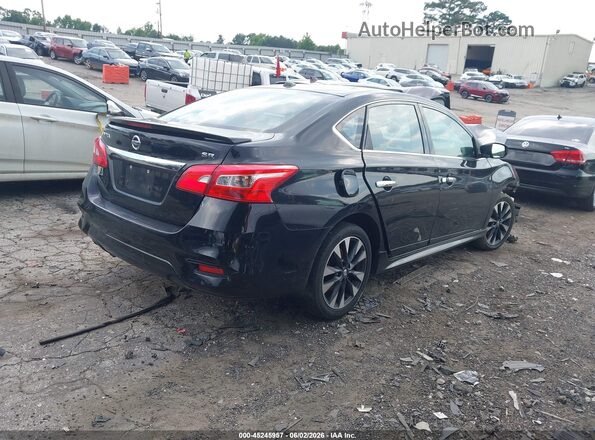 3N1AB7APXJY272553 2018 NISSAN SENTRA Black უკანა მარჯვენა