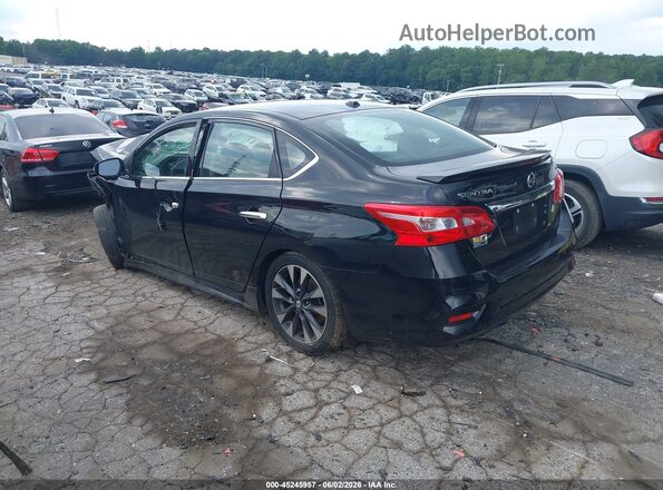 3N1AB7APXJY272553 2018 NISSAN SENTRA Black უკანა მარცხენა