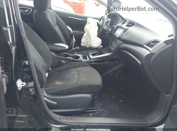 3N1AB7APXJY272553 2018 NISSAN SENTRA Black წინა სალონის ხედი