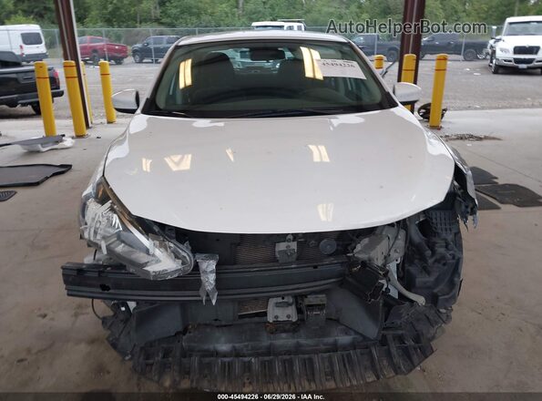 3N1AB7APXJY274416 2018 NISSAN SENTRA White ხელსაწყოთა პანელის ხედი