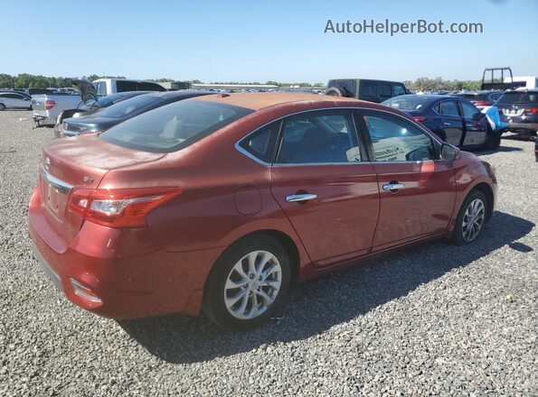 3N1AB7APXJY289689 2018 NISSAN SENTRA Burgundy Rear right
