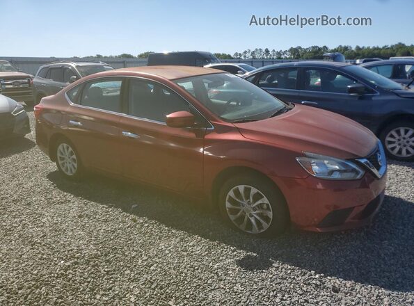3N1AB7APXJY289689 2018 NISSAN SENTRA Burgundy Front right