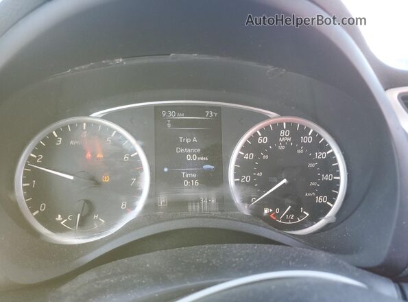 3N1AB7APXJY289689 2018 NISSAN SENTRA Burgundy Instrument cluster view