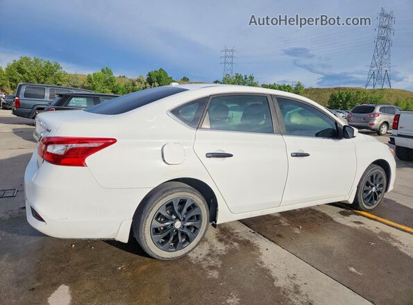 3N1AB7APXJY299932 2018 NISSAN SENTRA Белый Задняя правая четверть