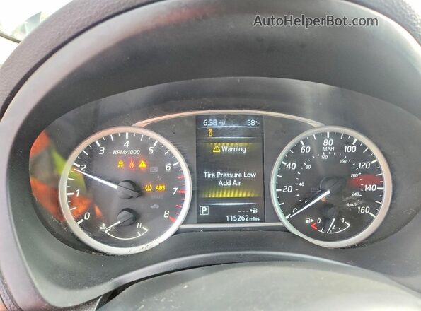 3N1AB7APXJY299932 2018 NISSAN SENTRA Белый Вид щитка приборов