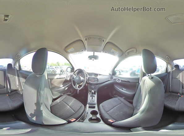 3N1AB7APXJY299932 2018 NISSAN SENTRA Белый Панорамный вид салона 360°