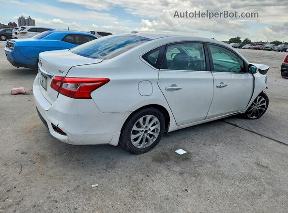 3N1AB7APXJY310038 2018 NISSAN SENTRA White Задня права чверть