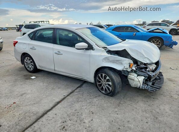 3N1AB7APXJY310038 2018 NISSAN SENTRA White Передня права чверть