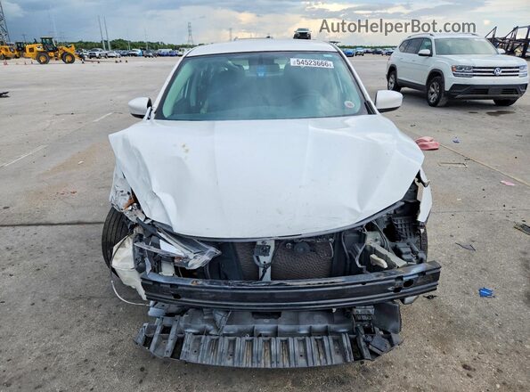 3N1AB7APXJY310038 2018 NISSAN SENTRA White Вид спереду